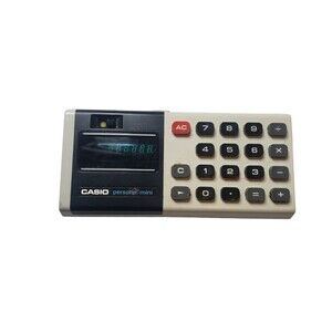 Vintage Casio Personal Mini Calculator